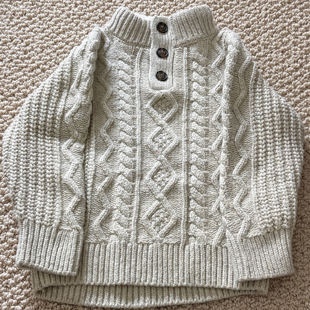 GAP Kids Cable Knit Sweater - Beige 4T